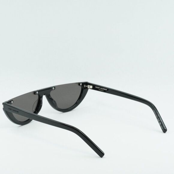 💯 NEW SAINT LAURENT SL563 001 BLACK SUNGLASSES - Picture 11 of 15